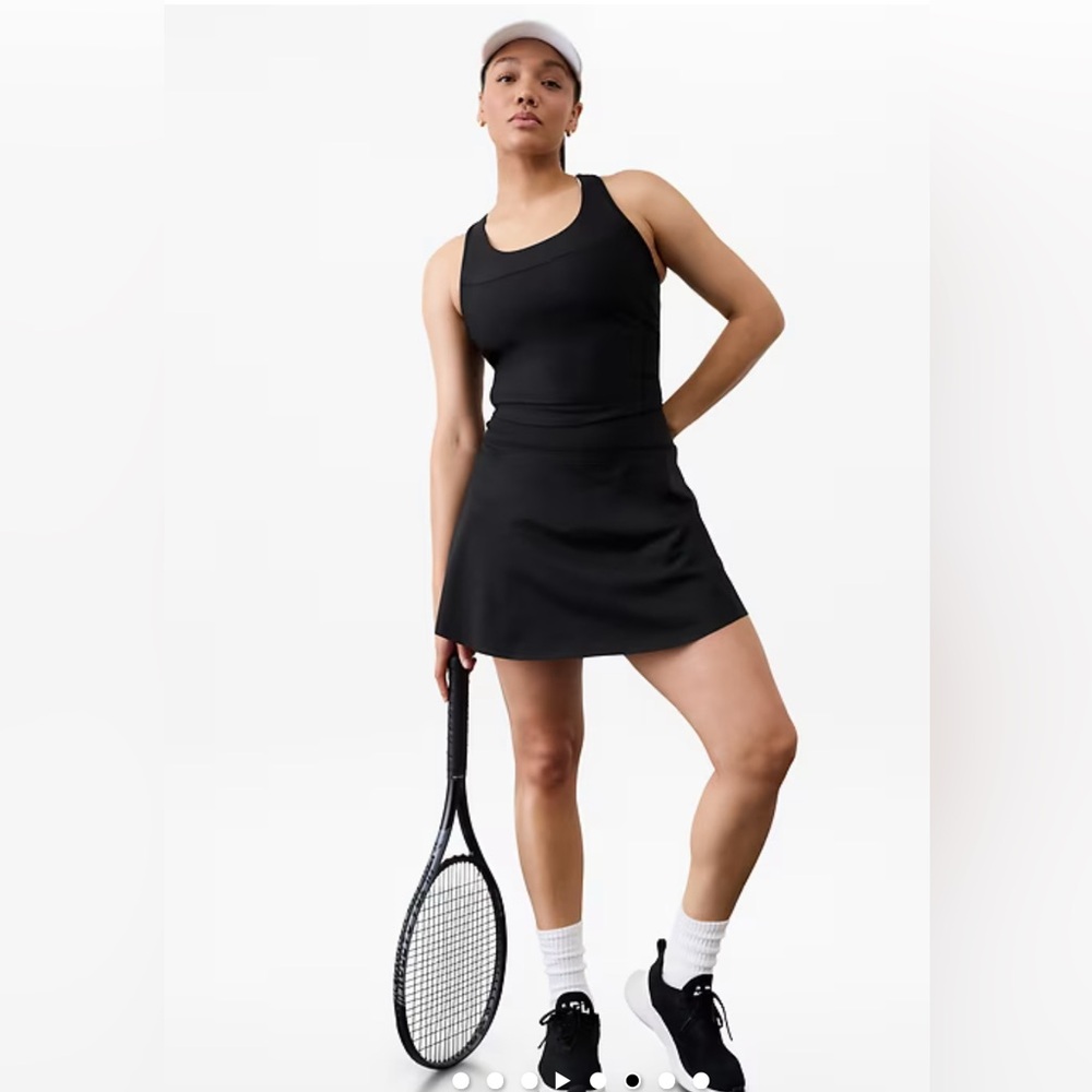 NWT Athleta 2X Ace Advantage 15 1/2” skort black